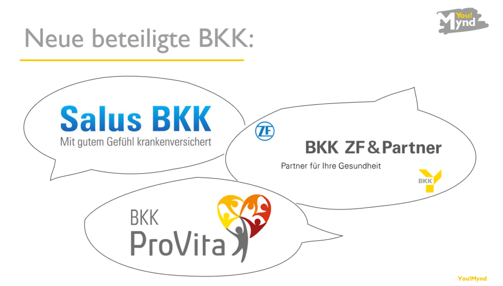 Salus BKK, BKK ZF & Partner und BKK ProVita